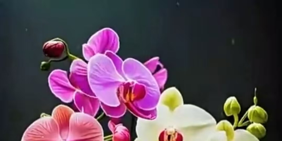 咏蝴蝶兰 / 邓坚才